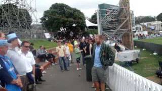 Barmy Army in wellington 2008  quotjesse Ryderquot Part 2 [upl. by Aridnere]