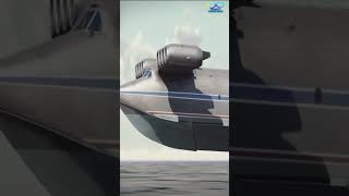 Russian Flying Monster Ship Ekranoplan KM  Why did the ekranoplan fail shorts [upl. by Farland]