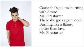 Ms Firestarter  Midnight Red Lyric video [upl. by Terpstra]