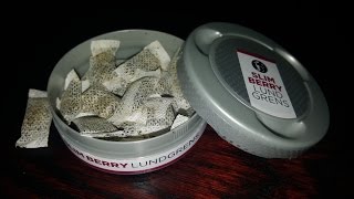 Snus review 6 Lundgrens Slim Berry [upl. by Gerhardine496]