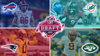 AFC East 2023 draft amp roster review [upl. by Bride]