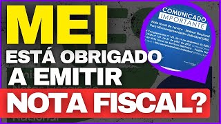 MEI PRESTADOR DE SERVIÇOS PRECISA EMITIR NOTA FISCAL [upl. by Claudianus]