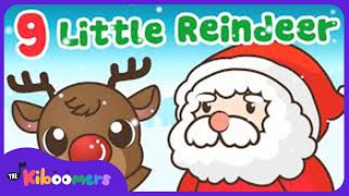 9 Little Reindeer  The Kiboomers Preschool Songs amp Nursery Rhymes for Christmas [upl. by Massey]