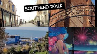 Relaxing Walk along Southend High Street  Essex Southend town centre  Virtual Tour no talking [upl. by Ameerahs100]