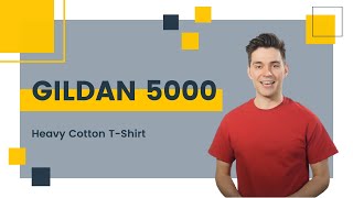 Gildan 5000 Heavy Cotton TShirt  BlankApparelca [upl. by Repsag]