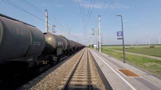 Führerstandsmitfahrt  Cab Ride Neusiedl am See  Wien Hauptbahnhof 4124 Österreich Austria [upl. by Serle]