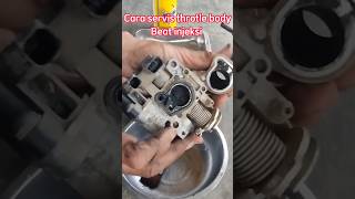 cara membersihkan throttle body beat fi shorts [upl. by Aillicec]