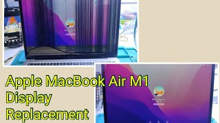 Apple MacBook Air M1 Display Replacement  Macbook Air Screen Replacement apple macbook foryou [upl. by Ameen]