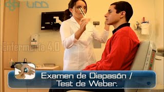 🌟EXAMEN DE DIAPASÓN  TEST DE WEBER🌟 [upl. by Annyl]