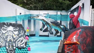 Upfest 2018  Europes Largest Street Art And Graffiti Festival  Over 200 artists in 4K [upl. by Ridinger]