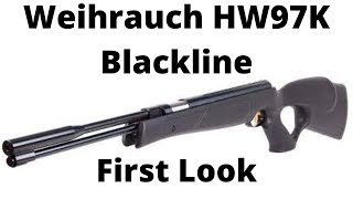 Weihrauch HW97K Blackline Air Rifle  Weihrauch HW97K Tactical  Beeman HW97K  First Look [upl. by Lleznod482]