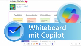 Whiteboard mit Copilot Brainstorming mit KI von Microsoft [upl. by Nnylyam106]