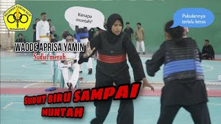 Sudut biru sampai muntah  Pencak Silat  kelas E Pi Remaja  KPSN merah vs PSHT biru [upl. by Eelyah383]