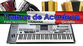 Timbres de Acordeon grátis [upl. by Adnoryt]