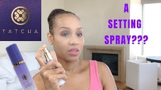 TATCHA Luminous Dewy Skin Mist Review  Is it a Setting Spray [upl. by Eilrac]