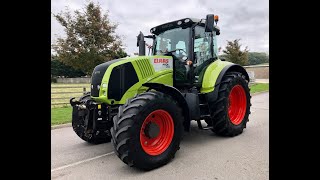 CLAAS AXION 830 HEXASHIFT FULL WALK AROUND VIDEO 3833 HOURS [upl. by Nonnelg]