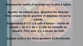 Recette tajine descalopes de veau farcies à la mangue [upl. by Anot886]