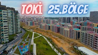 Başakşehir’in Gözde Toki Projesi 50000 konut Kayabaşı 25Bölge Son Durum Drone Çekimi İstanbul [upl. by Ecnerrot]