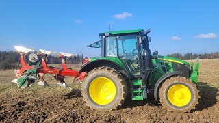 GoPro Pflügen mit John Deere 6090 M Autopowr und Kverneland Cabview Teil 1 79 [upl. by Newlin741]