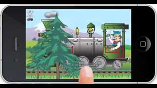 My ABC Train by LoeschWare iPhone Learning Fun for Your Little One [upl. by Etaner]