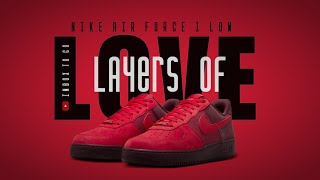 LAYERS OF LOVE 2024 Nike Air Force 1 Low OFFICIAL LOOK AND RELEASE INFORMATION [upl. by Ennagroeg]