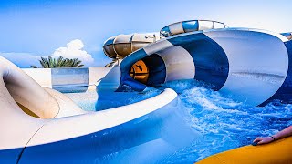 Burj Surj Waterslide at Wild Wadi Waterpark Dubai [upl. by Angadreme]