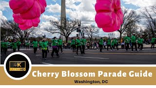 2024 Washington DC Cherry Blossom Festival Parade Guide for Visitors Includes Highlights and tips [upl. by Nnylram967]