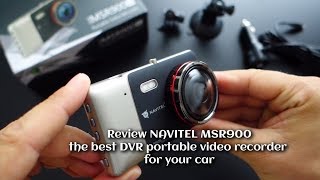 Review NAVITEL MSR900  the best DVR portable video recorder for your car [upl. by Samford489]