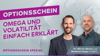 onvista Optionsschein Spezial – Omega und Volatilität einfach erklärt [upl. by Sello]