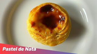 Pastel de Nata  Portuguese custard tart  Matins kitchen [upl. by Enyrhtac]