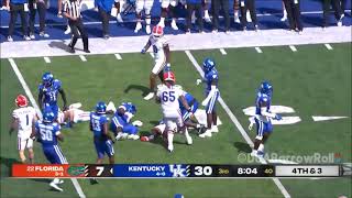 Trevin Wallace Kentucky LB vs Florida 2023 [upl. by Clemen320]