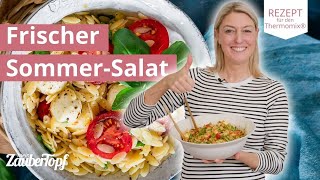 🍅 Frisch amp Leicht Orzo Salat  Thermomix® Rezept [upl. by Oicanata128]