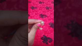 DIY safety pin ring 💍 diy handmade shorts ytshorts [upl. by Surbeck]