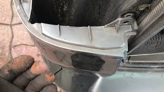 VW T51 Rear bumper removal and repair  Transporter Multivan Caravelle [upl. by Maxfield984]