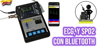 Electrocardiógrafo y pulsioxímetro con Arduino AD8232 y MAX30100 [upl. by Ainit]