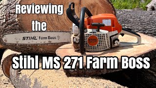 Reviewing the Stihl MS271 [upl. by Hsekar]