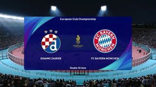 PES 2021 European Club LeagueGroup stage Dinamo Zagreb vs Bayern Munich [upl. by Syl]