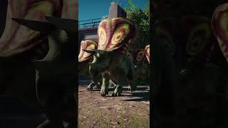 Releasing Torosaurus  Jurassic World Evolution 2 Mods  Dinosaur King Mods  dinosaur shorts [upl. by Locke]