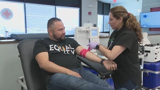 Man helping make blood donation more inclusive for gay and bisexual men [upl. by Hadihahs34]