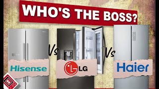 LG vs Hisense vs Haier Thermocool  Best Refrigerator Brand [upl. by Adnir]