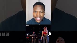 Anne Marie  Ciao Adios live performance First time reaction shorts bbcradio [upl. by Yrrab]