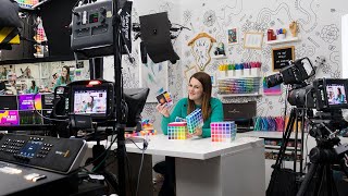 Behind the Scenes Sarah Clark Streams her Art with Blackmagic Design [upl. by Annav613]