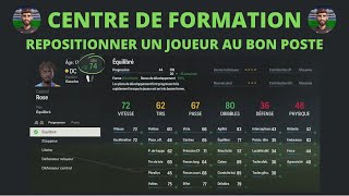 FC 24  MODIFIER LE POSTE DUN JEUNE DU CENTRE DE FORMATION [upl. by Teloiv55]