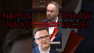 TUMANOWICZ SZYBKO ZGASIŁ POSŁANKĘ OD HOŁOWNI konfederacja polityka hołownia sejm [upl. by Eeral355]