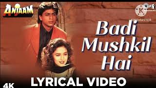 Badi Mushkil Hai Khoya Mera Dil Hai  Best Evergreen Song  Anjaam [upl. by Roberta]