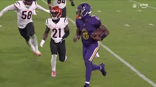 Lamar Jackson Highlights Vs Bengals Week 10 2024 [upl. by Gisella]