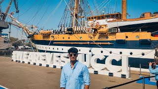 Visiting The Beautiful Amerigo Vespucci Ship In Mumbai [upl. by Aleb]