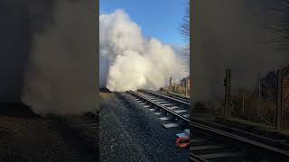 7714 leaving Bridgnorth in a cloud of steam railway train pannier shorts [upl. by Melina]