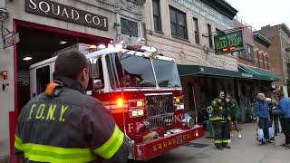 FDNY Squad 1 gets toned out to Box 1248 [upl. by Saitam]