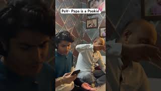 PoV Papa is a Pookie🎀😂  krishnakakran shorts shortfeed comedyvideo funny relatable [upl. by Lladnek833]